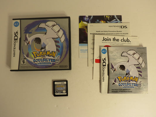 Pokemon SoulSilver Version Nintendo DS Game CIB