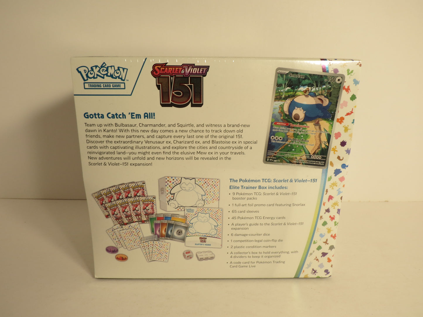 Scarlet & Violet 151 Pokemon Elite Trainer Box ETB Sealed