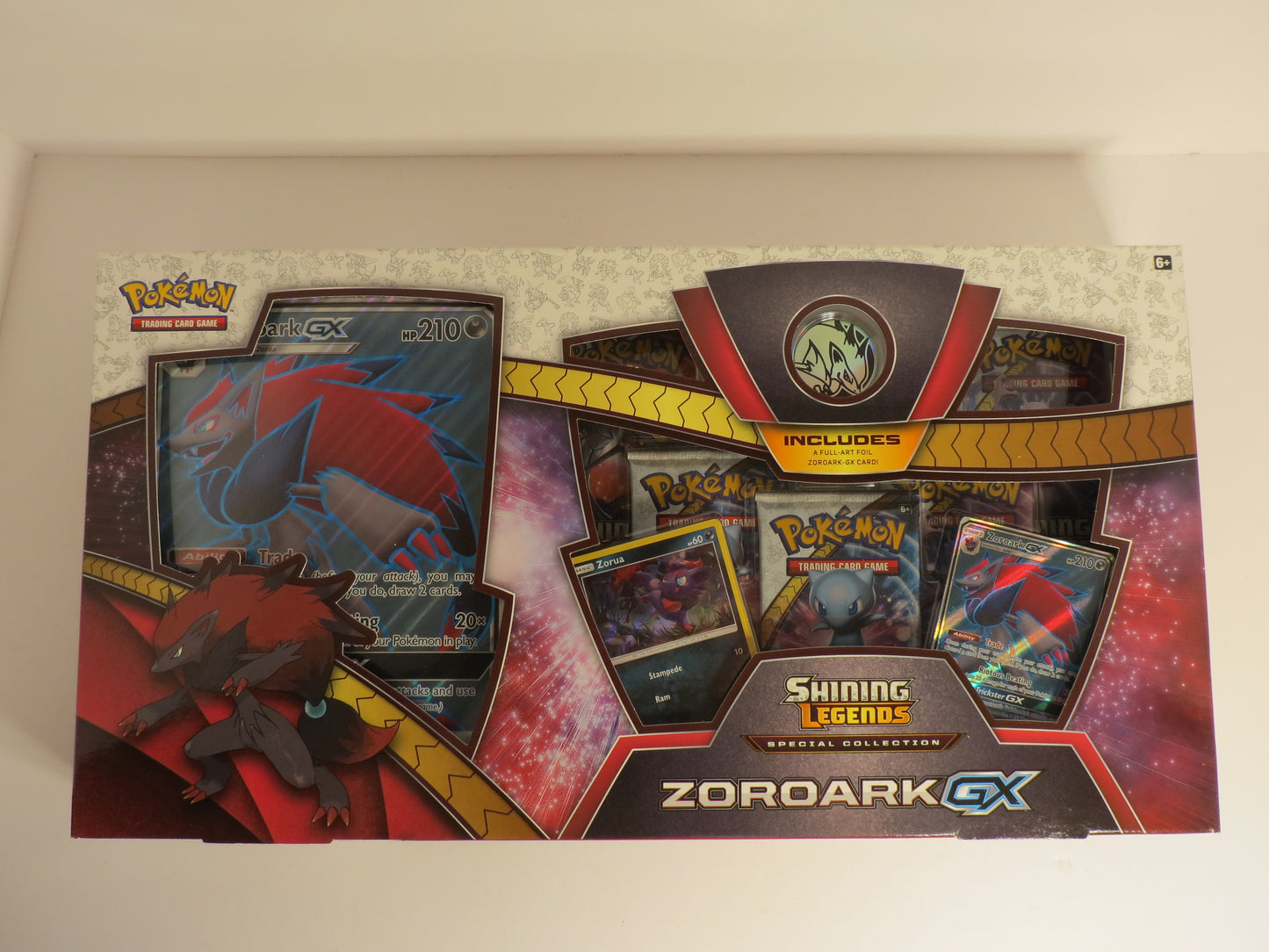 Shining Legends Special Collection Zoroark GX Collection Box Pokemon Sealed