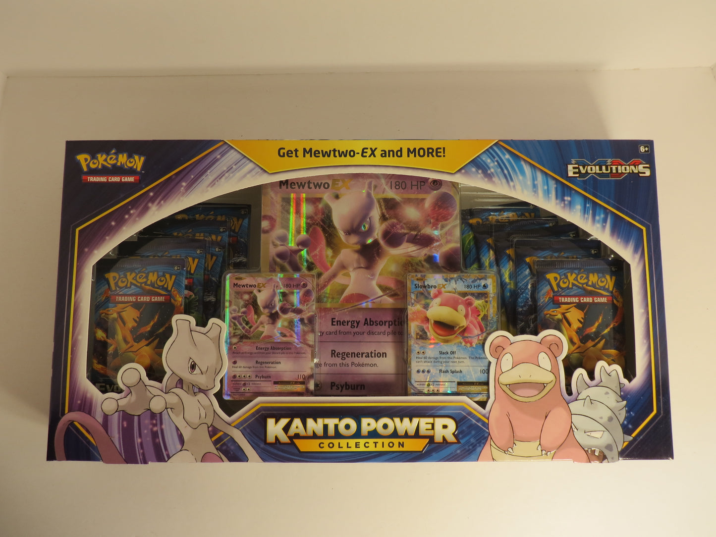 Evolutions Kanto Power Collection Box Mewtwo EX Slowbro EX Pokemon Sealed