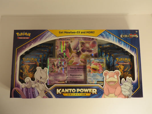 Evolutions Kanto Power Collection Box Mewtwo EX Slowbro EX Pokemon Sealed