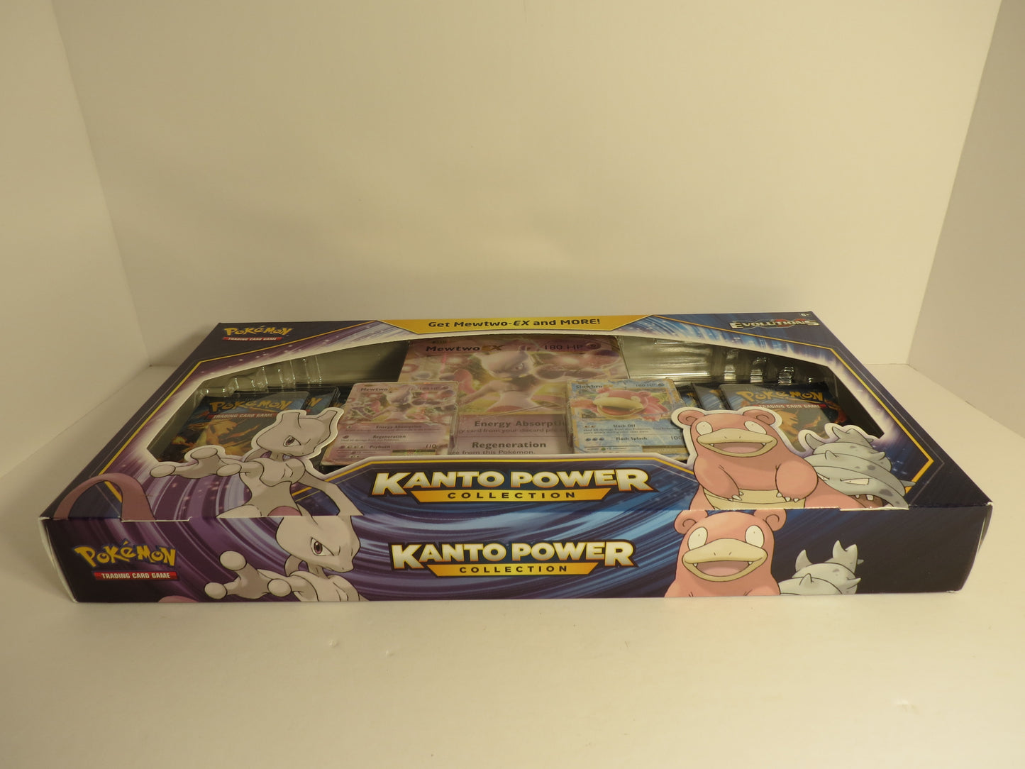 Evolutions Kanto Power Collection Box Mewtwo EX Slowbro EX Pokemon Sealed