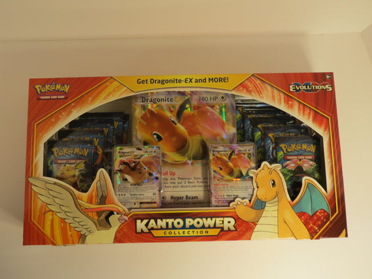 Evolutions Kanto Power Collection Box Dragonite EX Pidgeot EX Pokemon Sealed