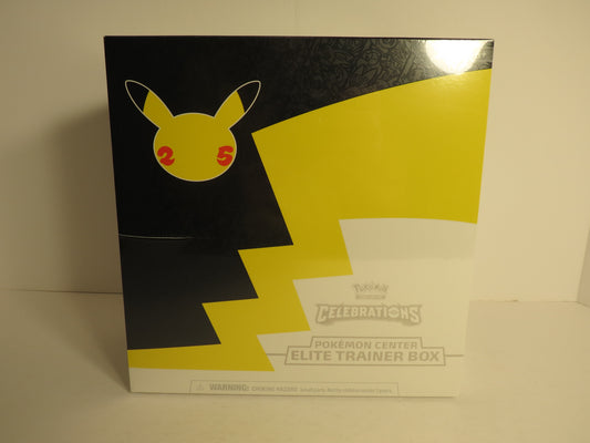 Celebrations Elite Trainer Box Pokemon Center ETB 25th Anniversary Sealed