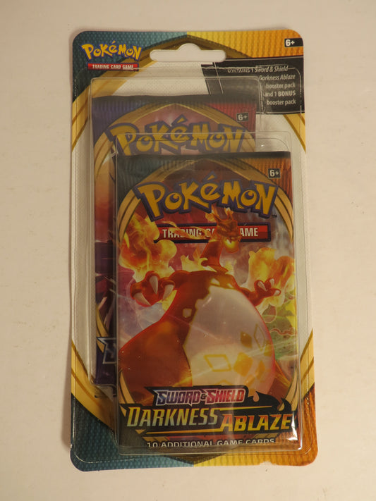 Sword & Shield & Darkness Ablaze Checklane Dual Booster Pack Blister Pokemon