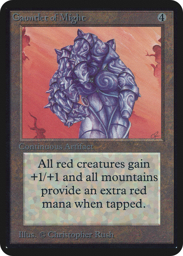 Gauntlet of Might (LEA-) - Limited Edition Alpha