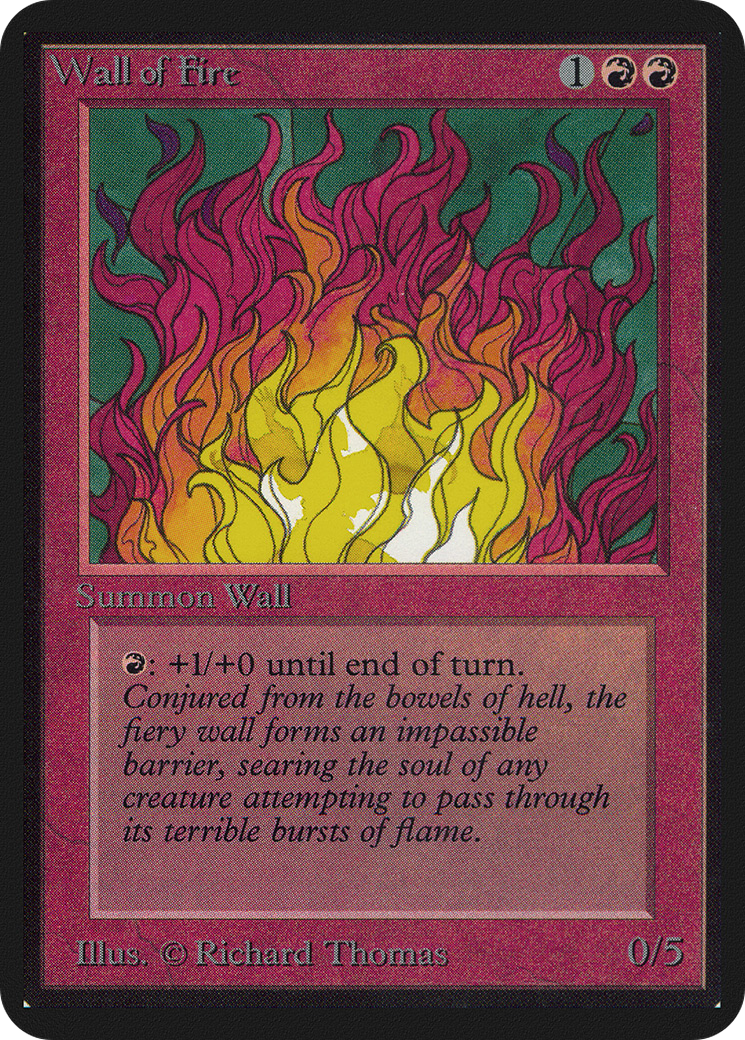 Wall of Fire (LEA-) - Limited Edition Alpha