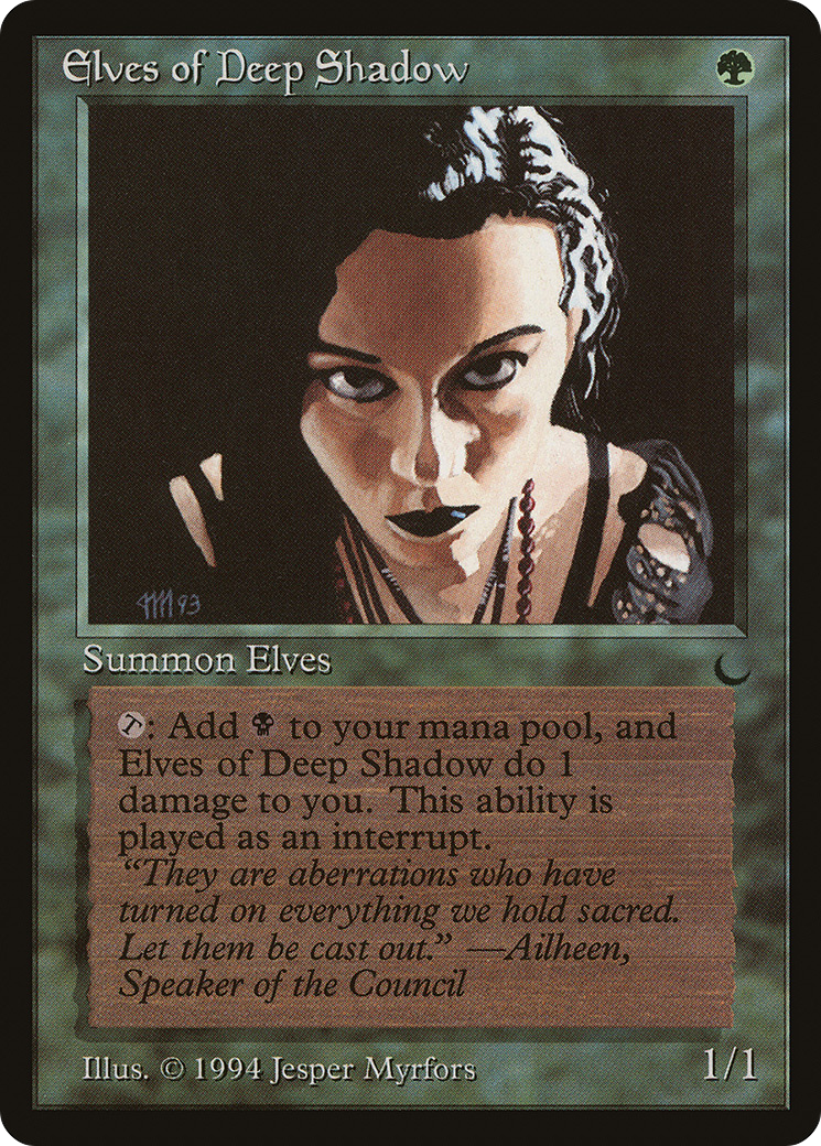 Elves of Deep Shadow (DRK-076) - The Dark